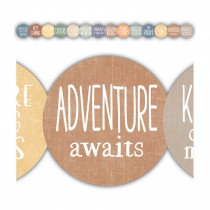 Moving Mountains Positive Saying Die-Cut Border - TCR9130 | Teacher Created Resources | Border/Trimmer