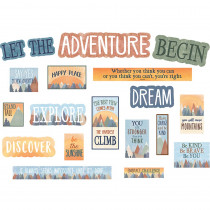 Moving Mountains Let the Adventure Begin Mini Bulletin Board Set - TCR9143 | Teacher Created Resources | Classroom Theme