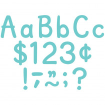 Light Turquoise 4" Modern Classic Letters Combo Pack, Pack of 257 - TCR9151 | Teacher Created Resources | Letters