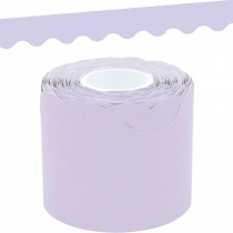 Lavender Scalloped Rolled Border Trim, 50 Feet - TCR9158 | Teacher Created Resources | Border/Trimmer
