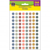 Wonderfully Wild Circles Mini Stickers Valu-Pak, Pack of 1144 - TCR9196 | Teacher Created Resources | Stickers