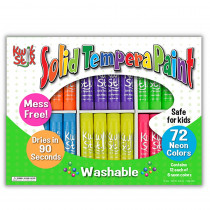 Tempera Paint Sticks Classpack, Neon Color, Pack of 72 - TPG626 | The Pencil Grip | Paint