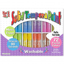 Tempera Paint Sticks Classpack, Pastel, 6 of Each Color, 72 Count - TPG692 | The Pencil Grip | Paint