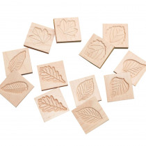 Match Me: Sensory Leaf Tiles, Set of 12 - YUS1112 | Yellow Door Us Llc | Hands-On Activities