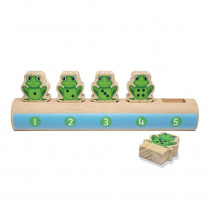 Five Frogs on a Log Number Line Tool - YUS1224 | Yellow Door Us Llc | Numeration