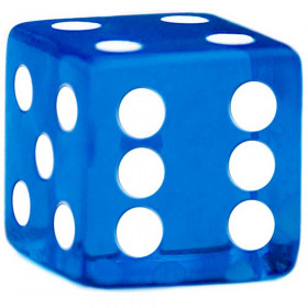 16mm Rounded Corner Dice - Blue