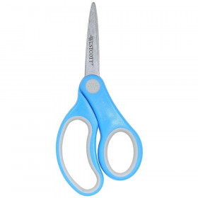 Soft Handle 5" Scissors, Pointed, Colors Vary