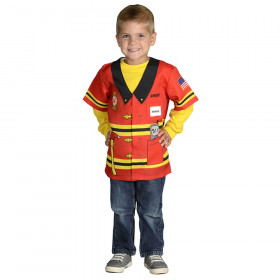 My 1st Career Gear Firefighter Top, One Size Fits Most Ages 3-6