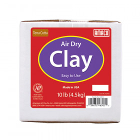 Air Dry Clay, Terra Cotta, 10 lbs.