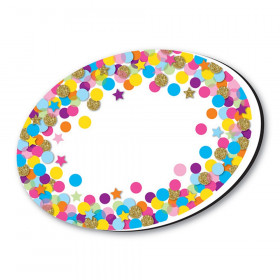 Magnetic Whiteboard Eraser, Oval Confetti