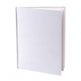 Hardcover Blank Book 6" x 8" Portrait, White
