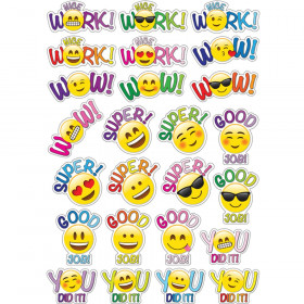 Magnetic Die-Cut Positive Emojis, 25 Pieces