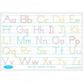 Smart Poly Learning Mat, 12" x 17", Double-Sided, Manuscript Tracing