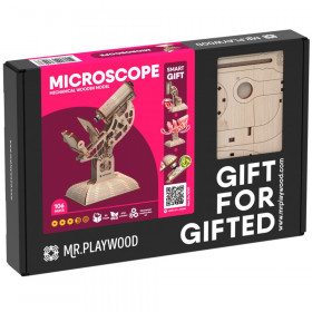 Microscope Mechanical Wooden Model