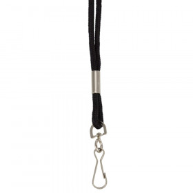 Standard Lanyard Hook Rope Style, Black