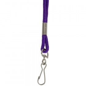 Standard Lanyard Hook Rope Style, Purple