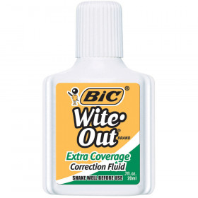 Bic Wite Out Correction Fluid Extra Coverage