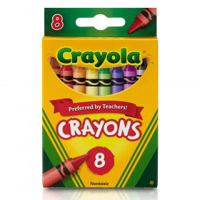 Crayola Regular-Size Crayons, 8 colors