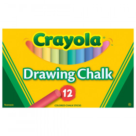 Crayola Colored Drawing Chalk, 12 colors