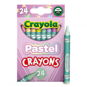 Pastel Crayons, 24 Colors