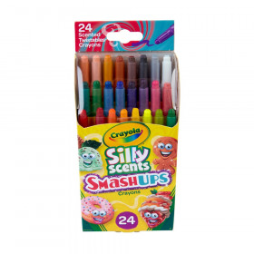 Silly Scents Smash Ups Mini Twistables Scented Crayons, 24 Count