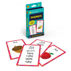 Phonics Flash Cards, 54 Cards