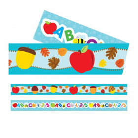 Back to School/Fall Two-Sided Straight Borders, 36 Feet