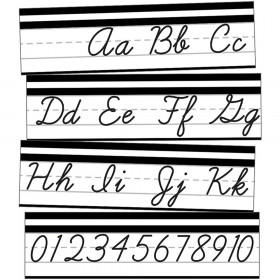 Simply Stylish Alphabet Line: Cursive Mini Bulletin Board Set