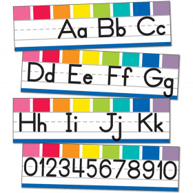 Hello Sunshine Alphabet Line: Manuscript Mini Bulletin Board Set