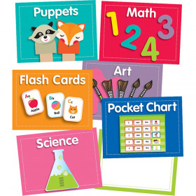 Just Teach Center Cards Mini Bulletin Board Set