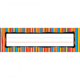 Colorful Stripes Nameplates