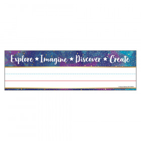 Galaxy Nameplates, 9.5" x 2.875", Pack of 36