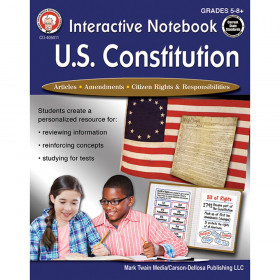 Interactive Notebook: U.S. Constitution, Grades 5-12