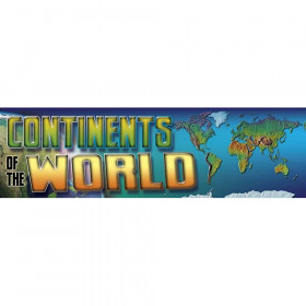 T-8259 Continents & Countries Bulletin Board Set Trend Enterprises Inc 
