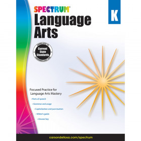 Language Arts Workbook, Grade K, Paperback