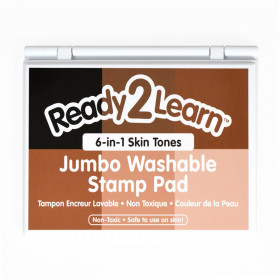 Jumbo Washable Stamp Pad - 6-in-1 - Skin Tones