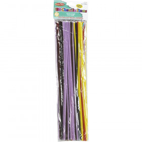 Chenille Stems - 4 mm/12" - Assorted Colors - 100/bag