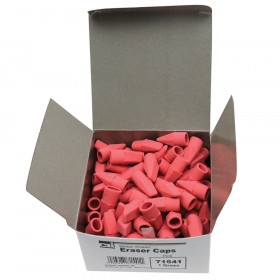 Pencil Eraser Caps, Pink, 144/Box