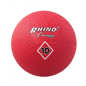 Playground Ball, 10", Red