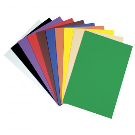 WonderFoam Sheets, 10 Assorted Colors, 12" x 18", 10 Sheets