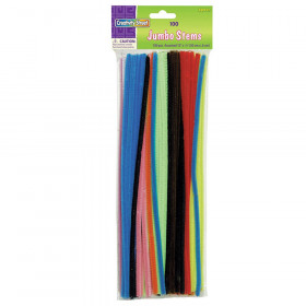 Jumbo Stems, Assorted, 12" x 6 mm, 100 Pieces