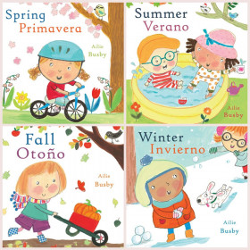 Seasons/Estaciones Bilingual English/Spanish Books, Set of 4