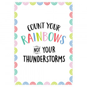 Count your rainbows... Rainbow Doodles Inspire U Poster