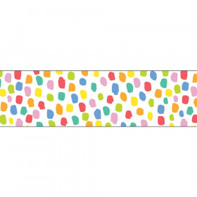 Core Decor Colorful Messy Dots EZ Border, 48 Feet