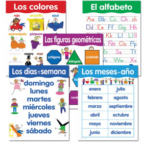 Spanish Basic Skills 5-Chart Pack