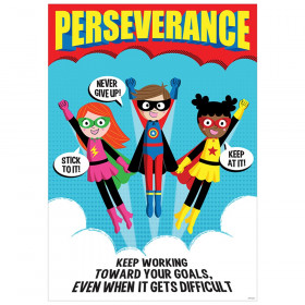 Perseverance Superhero Inspire U Poster