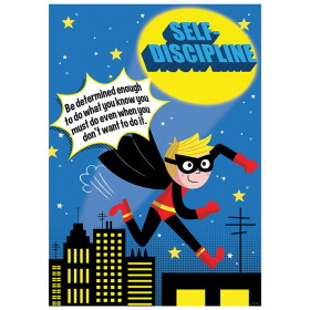 Self-Discipline Superhero Inspire U Poster