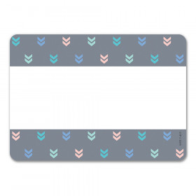 Calm & Cool Colorful Mini Chevrons Name Tag Labels, 36/Pack