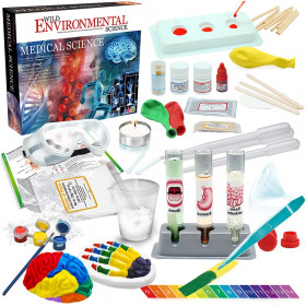 Medical Science - STEM Kit for Ages 8+ - Make a Test-Tube Digestive System, Extract DNA, Create Anatomical Models and More!
