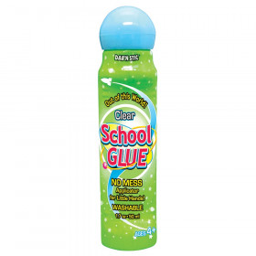 Crafty Dab'N Stic Non-Toxic Odorless School Glue, 1.75 oz Bottle, Dries Clear, Pack of 6